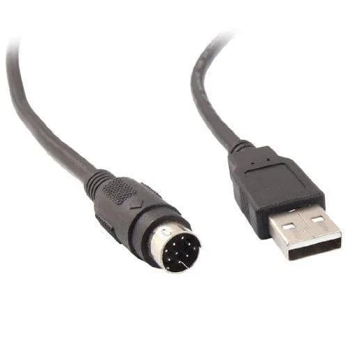 USB Type-A Male to PS/2 Female Adapter Cable (Black)