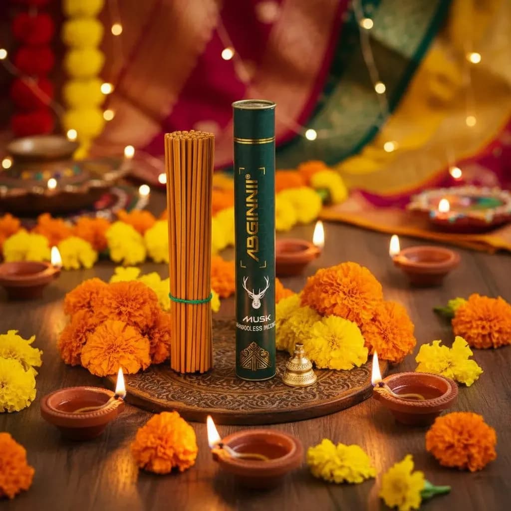 Musk Bamboo-less Agarbatti Combo of 3