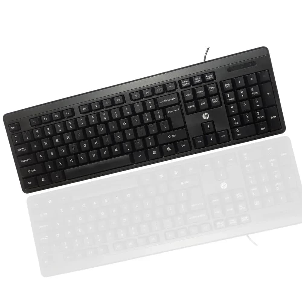 HP K100 Wired Keyboard (Black)
