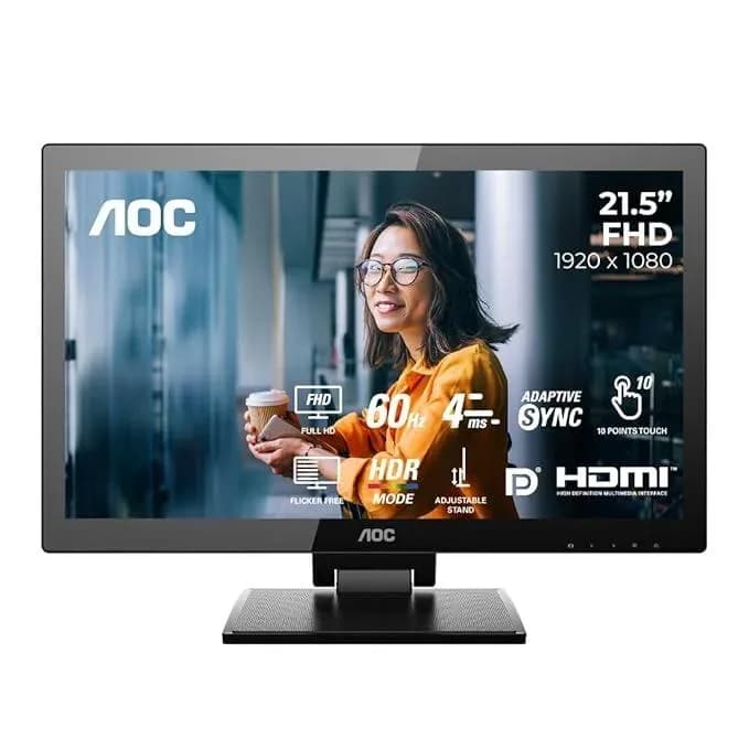 AOC 21.5-inch 10-Point Capacitive Touch VA Monitor