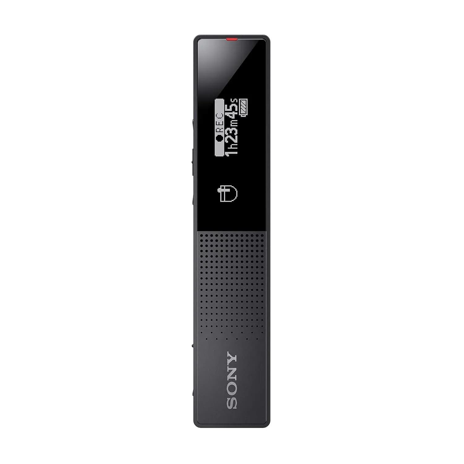 Sony Lightweight Voice Recorder with 12-Hour Battery Life, 16GB Memory – Black